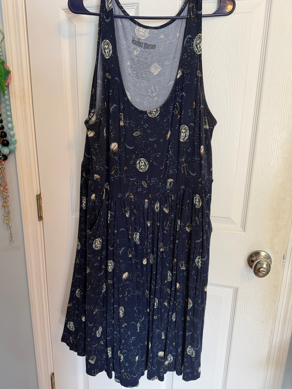 Disney The Haunted Mansion Navy Blue Torrid Jersey Dress